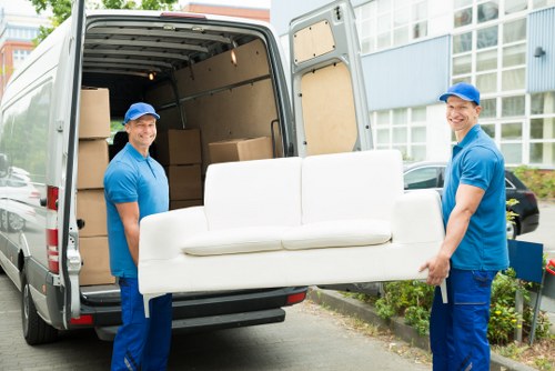Removal van and moving team serving Upper Norwood residential streets
