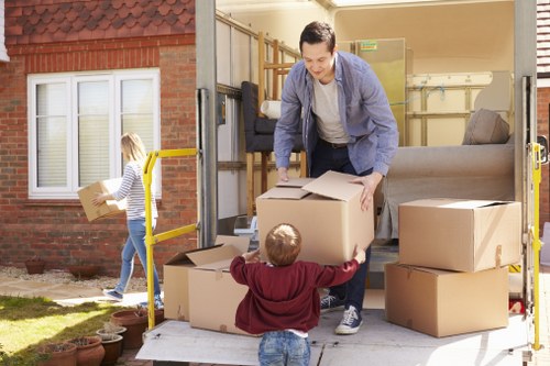 Commercial moving team planning a business relocation in Upper Norwood