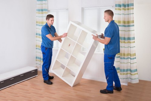 Local man and van team handling items for delivery